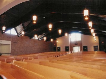 St. Patrick's Catholic Church Onalaska, WI - interior rear1