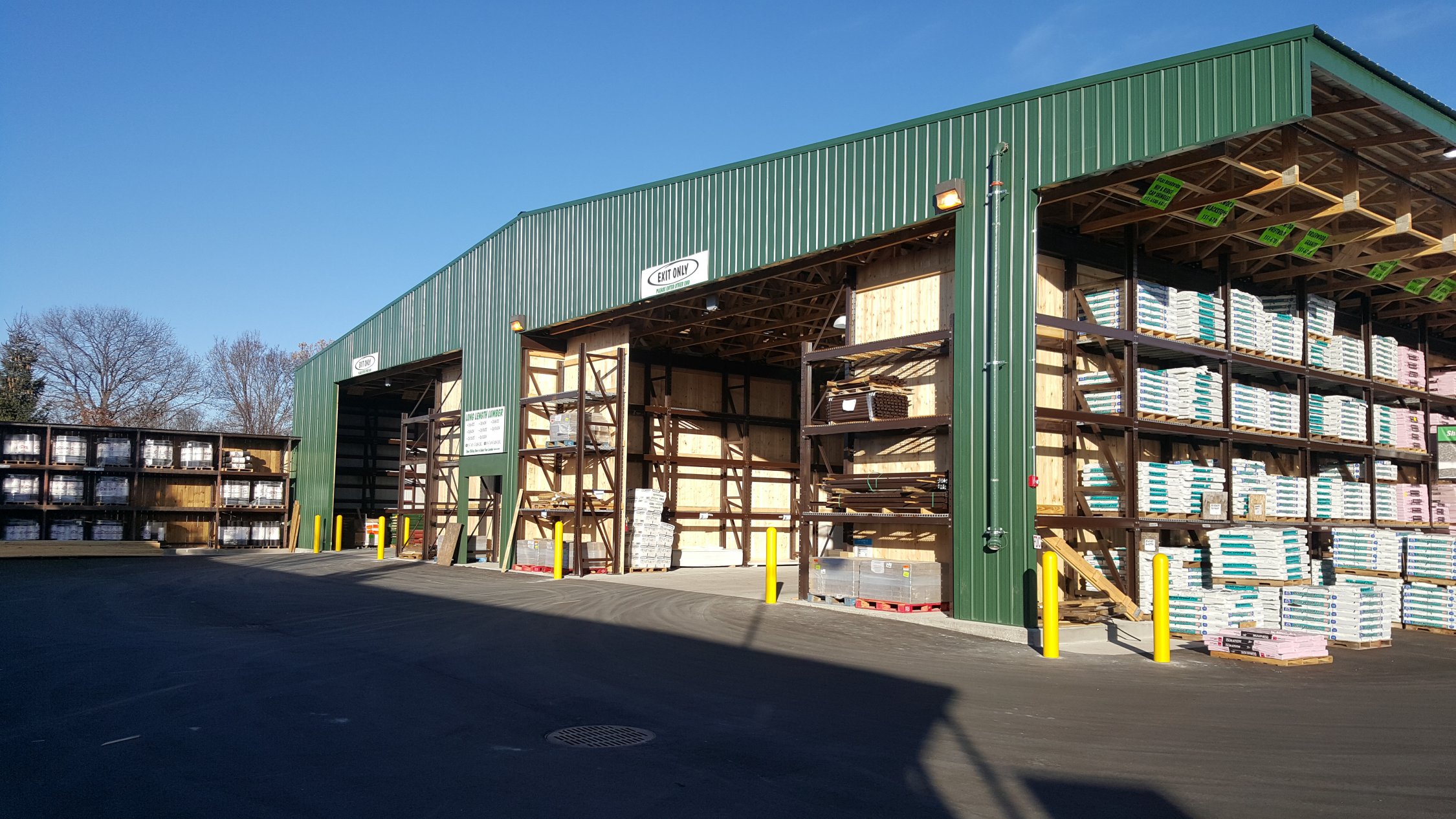 Expansion at the Menards store in Onalaska, WI Borton Construction